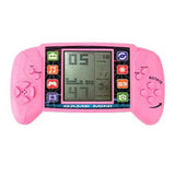 Pocket Handheld Video Game Device 3.5in Brick-Style Player with 23 Classic Games –Pink