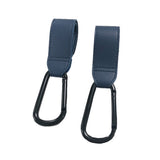 2Pcs Pram Hook Baby Kids Stroller Hooks Adjustable Shopping Bag Clip Carrier Pushchair Hanger-Blue