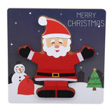Christmas Wooden Puzzles for Kids Toddlers Educational Toys-Santa Claus Style