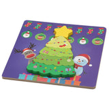 Christmas Wooden Puzzles for Kids Toddlers Educational Toys-Christmas Tree Style