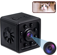 1080P HD Portable Wireless Mini Home Security Camera with Night Vision Motion Detection