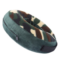 Inflatable Pet Recovery Collar Adjustable Pet Elizabeth Protective Collar for Dogs and Cats M Size-Green Camo