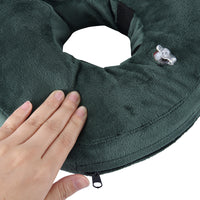 Inflatable Pet Recovery Collar Adjustable Pet Elizabeth Protective Collar for Dogs and Cats M Size-Green Camo
