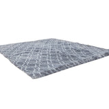 Floor Area Rug Bedroom Carpet Plush Abstract Modern Soft Living Room Non-slip Mat-Gray