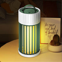 USB Rechargeable Electric Mosquito Killer Lamp Night Light Mosquito Zapper Trap-Green