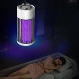 USB Rechargeable Electric Mosquito Killer Lamp Night Light Mosquito Zapper Trap-Grey