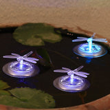 Dragonfly Floating Pool Lights Solar Powered Color-Changing LED Floating Night Lights Decorations 的副本