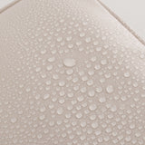 PU Leather Makeup Bag Double Layer Cosmetic Bag Travel Makeup Bag White