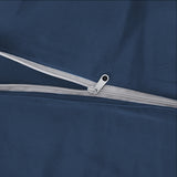 Diamond Shape Pintuck Duvet Cover Blue