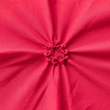Diamond Shape Pintuck Duvet Cover Wine Red
