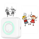 Portable Bluetooth Wireless Mini Printer Heat-Sensitive Print Maker Green
