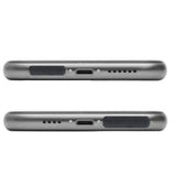 For iPhone Phone Speaker Dustproof Stickers Protector Kit-Black