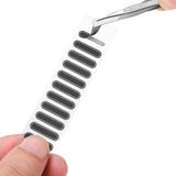 For iPhone Phone Speaker Dustproof Stickers Protector Kit-Black