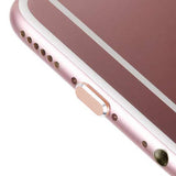 For iPhone Phone Speaker Dustproof Stickers Protector Kit-Rose Gold