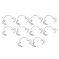 10 Pcs C-Shape Disposable Oral Lip Cheek Retractor