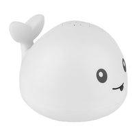 FancyGrab Baby Bath Toys for Kids Light Up Whale Bath Toys Sprinkler Bathtub Toys White