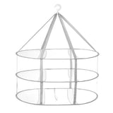FancyGrab 3-Tier Drying Rack Foldable Clothes Hanging Dryer Laundry Mesh Flat Rack