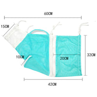 FancyGrab Pet Cat Bathing Bag Mesh Cloth Cat Grooming Bag Cat Washing Bags Pet Supplies Green