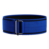 Self Locking Weight Lifting Belt Fitness Support Belt Training Belt Blue