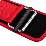 Self Locking Weight Lifting Belt Fitness Support Belt Training Belt Red
