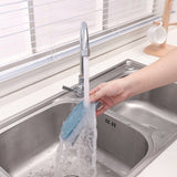2Pcs Reusable Lint Catcher Pet Hair Remover Brush for Furniture Clothing Dark Blue
