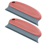 2Pcs Reusable Lint Catcher Pet Hair Remover Brush for Furniture Clothing Red