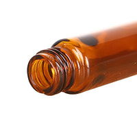 12Pcs 10ml Essential Oil Roller Bottles Roll-on Bottles Glass Bottles Brown