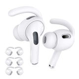 3 Pairs Anti Slip Covers for AirPods Pro Silicone Ear Hooks Earphone Covers White