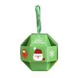 10X Christmas Candy Gift Boxes with Ribbon Cookie Dessert Packaging Bag