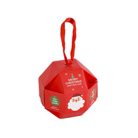 10X Christmas Candy Gift Boxes with Ribbon Cookie Dessert Packaging Bag