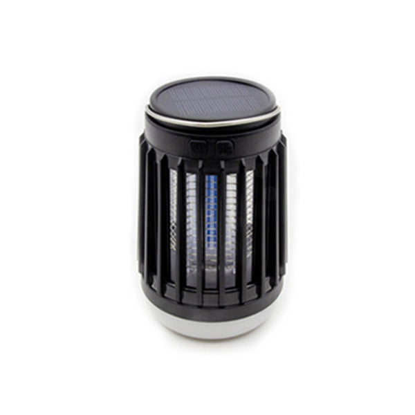 Solar Mosquito Killer Lamp USB Mosquito Camp Lamp Flashlight-Black