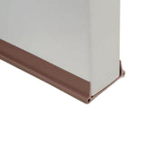 96CM Under Door Draft Stopper – PVC Door Sealing Strip Brown
