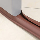 96CM Under Door Draft Stopper – PVC Door Sealing Strip Brown