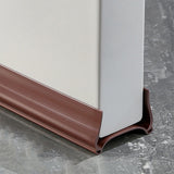 96CM Under Door Draft Stopper – PVC Door Sealing Strip Brown