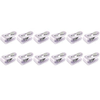 12Pcs Quilt Cover Gripper Without Needle Purple