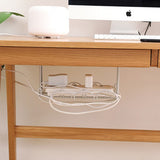 2Pcs Under Desk Organizer Cable Management Tray Adapter Cord Wire Holder White