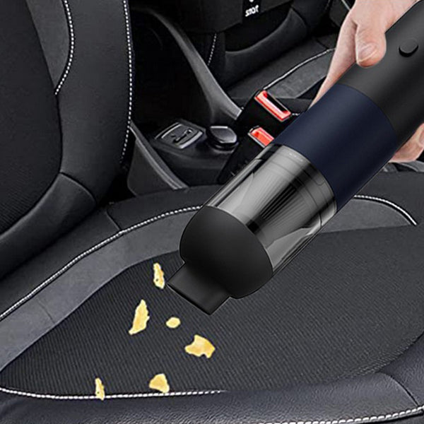 Wireless Vacuum Cleaner Car Handheld Vacuum Mini Power USB Rechargeable-Black