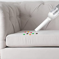 Wireless Vacuum Cleaner Car Handheld Vacuum Mini Power USB Rechargeable-White