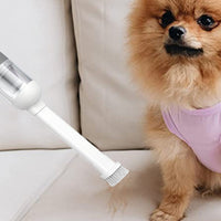 Wireless Vacuum Cleaner Car Handheld Vacuum Mini Power USB Rechargeable-White