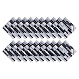 2Pcs Self-Adhesive Imitation Marbling Tile Stickers Black