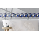 2Pcs Self-Adhesive Imitation Marbling Tile Stickers Blue