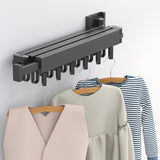 Wall Mount Folding Cloth Drying Rack-L