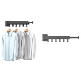 Wall Mount Folding Cloth Drying Rack-L