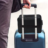 Fireproof Document Bag with Lock Black