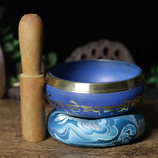 Hand Beaten Singing Bowl Tibetan Healing Singing Bowl Set