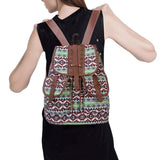 Geometric Canvas Backpacks Style 3
