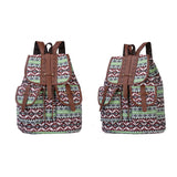 Geometric Canvas Backpacks Style 3