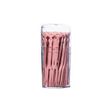 Set of 2 Pack Plastic Fruit Forks for Party and Picnic Pink and Green
