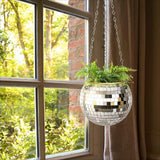 Disco Ball Hanging Planter 10 x 10 cm