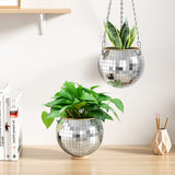 Disco Ball Hanging Planter 10 x 10 cm